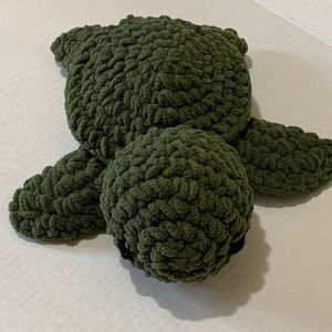 Sea Turtle Playroom Decor Soft Plushie Sea Turtle Handmade Crochet